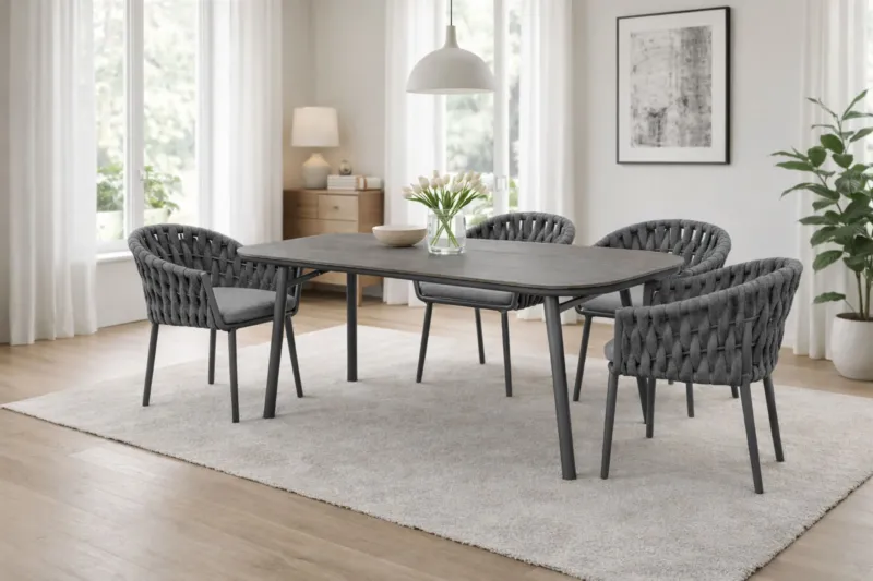Molino San Marino Sitzgruppe oval anthrazit