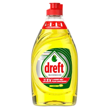Dreft Quickwash Vloeibaar Afwasmiddel - Citroen - 350 ml