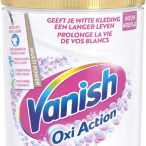 Vanish Oxi Action Whitening Booster Poeder - Vlekverwijderaar voor witte was - 1.0 kg - beschadigde verpakking
