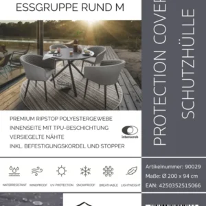 Schutzhülle für Sitzgruppe Ø 200 cm