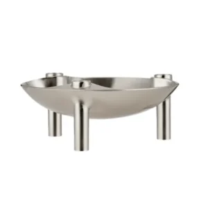 STOFF Nagel Schale, gebürstetes Chrom von STOFF Nagel