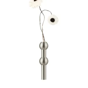STOFF Nagel Vase, gebürstetes Chrom von STOFF Nagel
