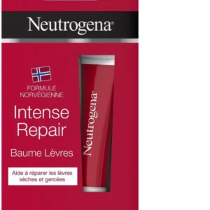 Neutrogena Intense repair balsam, intensief hydraterende balsem voor beschadigde, uitgedroogde & geïrriteerde lippen 15 ml