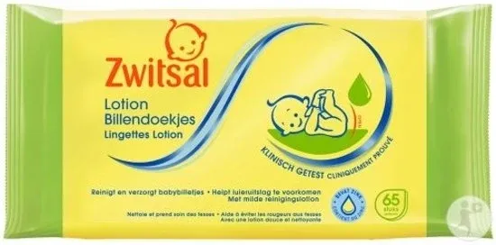 Zwitsal Billendoekjes Lotion - 65 stuks
