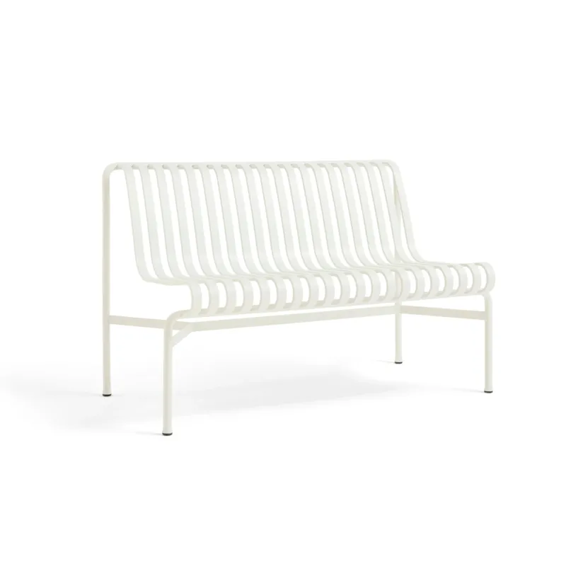 Palissade Dining Bench ohne Armlehnen, Cream White von HAY