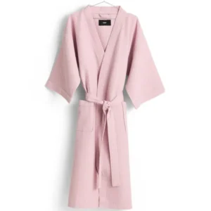 Waffle Bademantel, cool Pink von HAY
