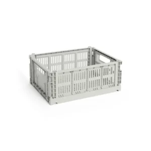 Colour Crate Medium, Grau von HAY
