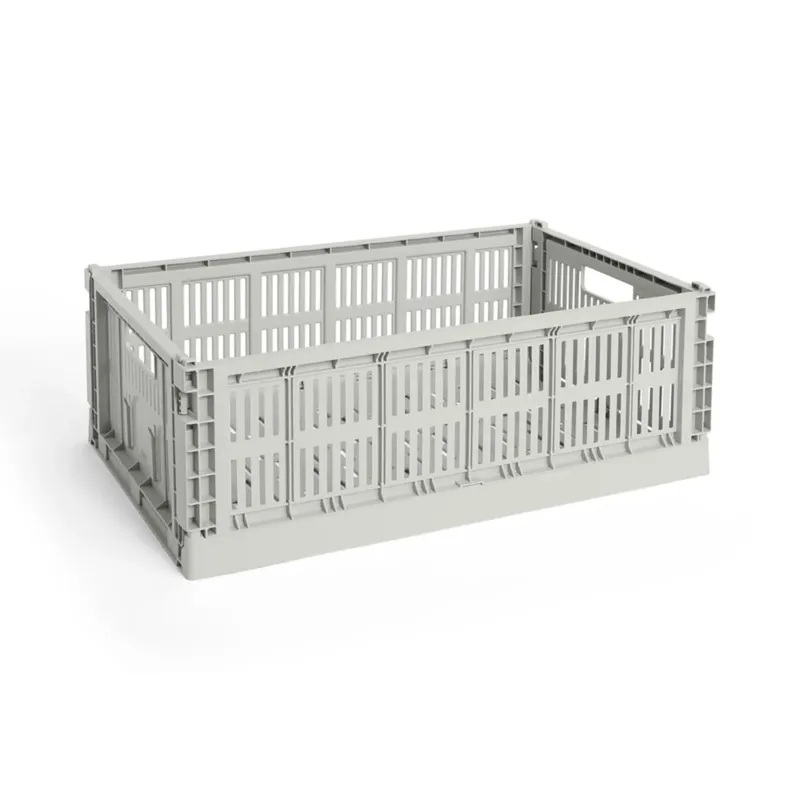 Colour Crate Large, Grau von HAY
