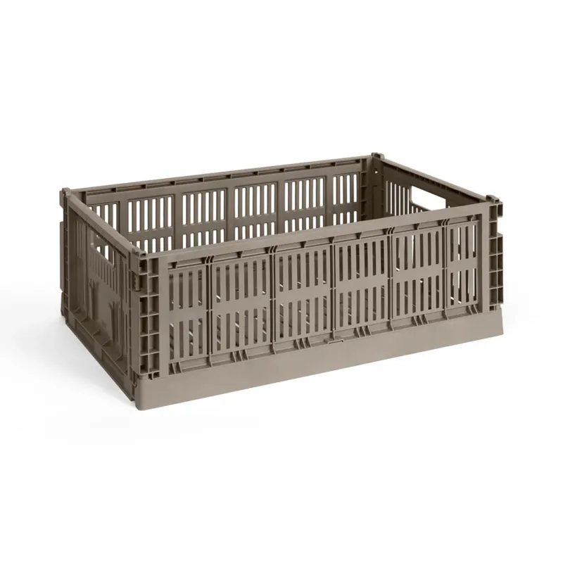 Colour Crate Large, Warm Grey von HAY