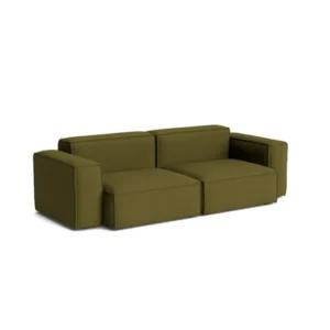 HAY Mags Soft Niedrige Armlehne 2,5-Sitzer Sofa mit abnehmbarem Bezug, Kombination 1