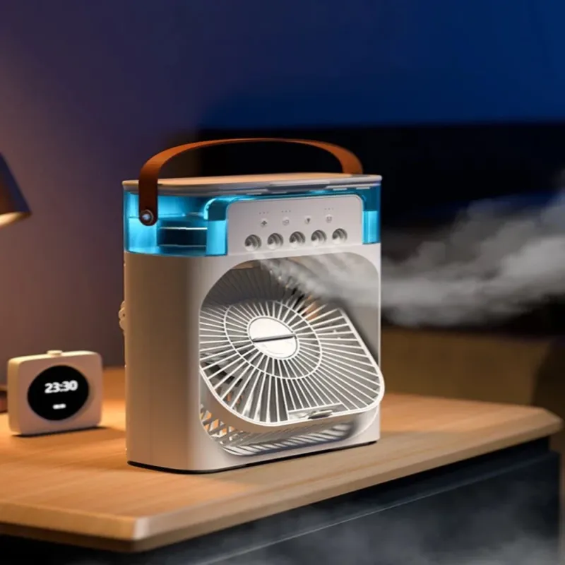 Portable Air Cooler LED Ambient Light USB Powered - Product showcase