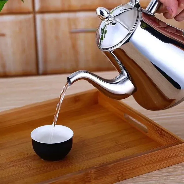 Stainless Steel Induction Kettle Built-in Filter System - Product example