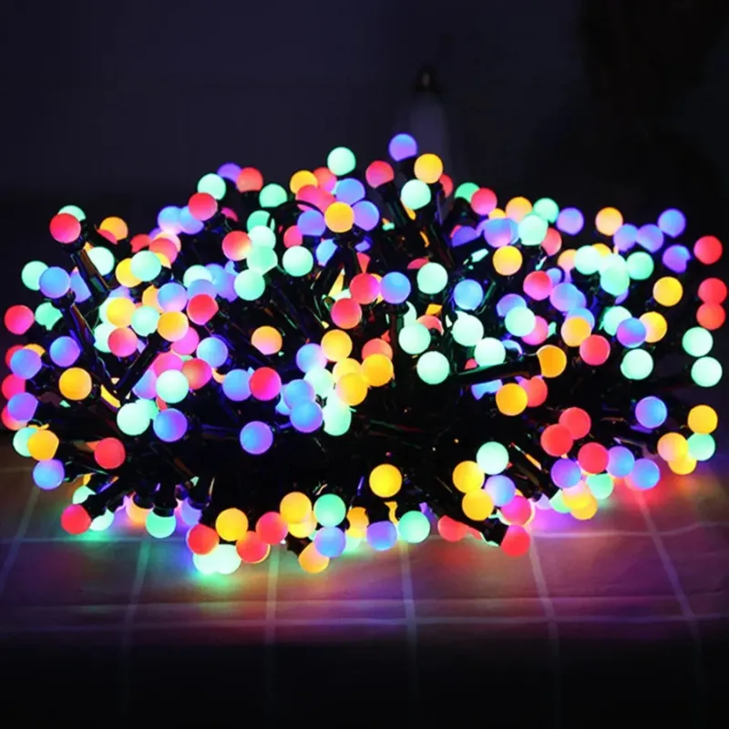 LED String Lights Waterproof Multicolor Globe Bulbs - Product example