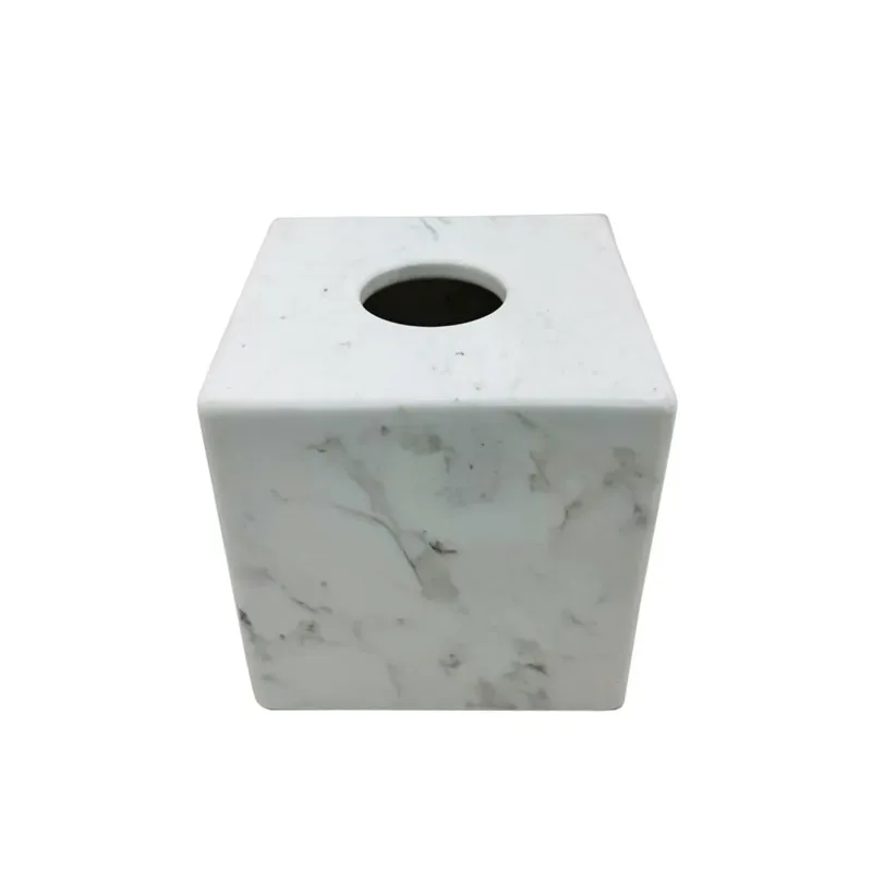 Aquanova Hammam tissuehouder vierkant - kleur White - www.bath-living.com