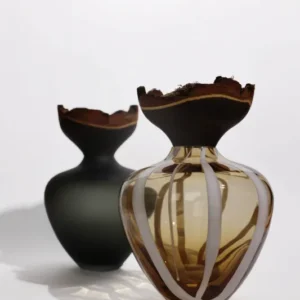 Utopia & Utility Vase Baby Bloom Honey Mikado | Steckgefäß aus Glas und Holz