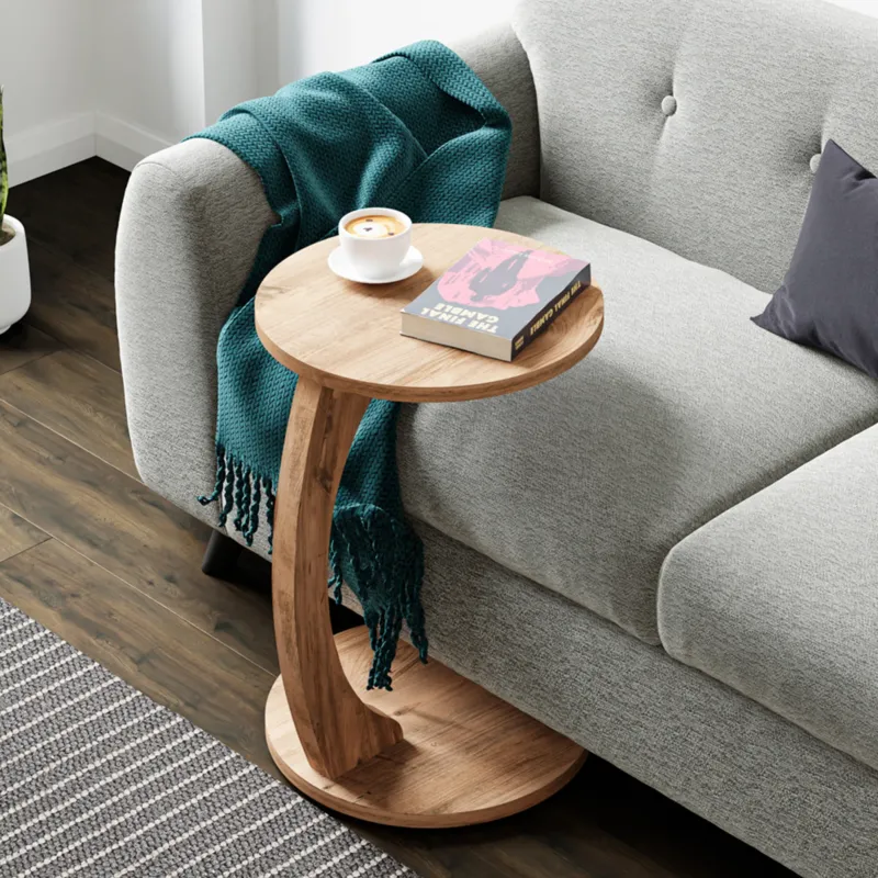 Beistelltisch Holeby 56 x Ø 38 cm [en.casa] - premiumXL