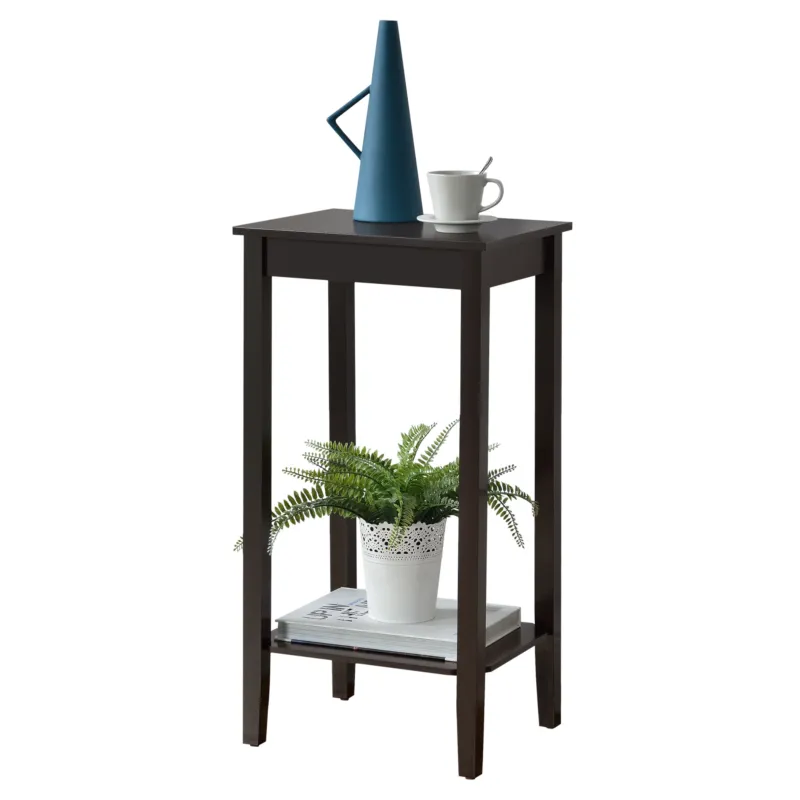 Beistelltisch Thun 74x38x30 cm MDF Kaffeefarben en.casa - premiumXL