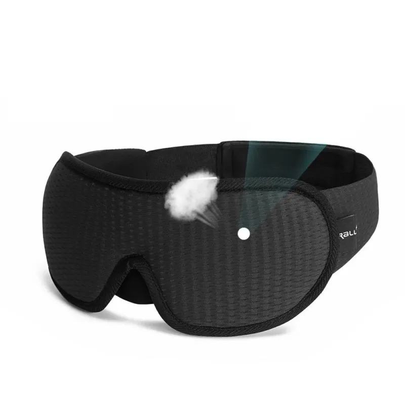 3D Memory Foam Sleep Mask Contoured Light Blocking Design - Product showcase