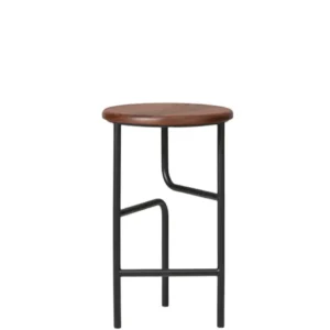 Blend Stool High Walnuss von Stellar Works