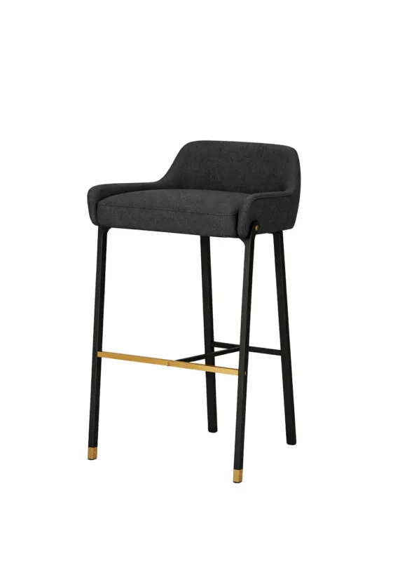 Blink Bar Stool SH750 Relate 181 Schwarz Sand/Gold von Stellar Works