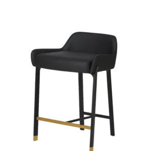 Blink Counter Stool SH610 Ultra Black 41599 Schwarz sand/gold von Stellar Works