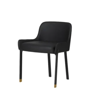 Blink Dining Chair Bellagio Schwarz 7925 Schwarz Sand/Gold von Stellar Works