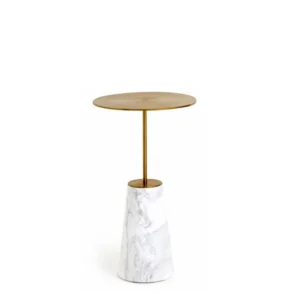 Bund Beistelltisch Ø33 cm, Marmor von Stellar Works
