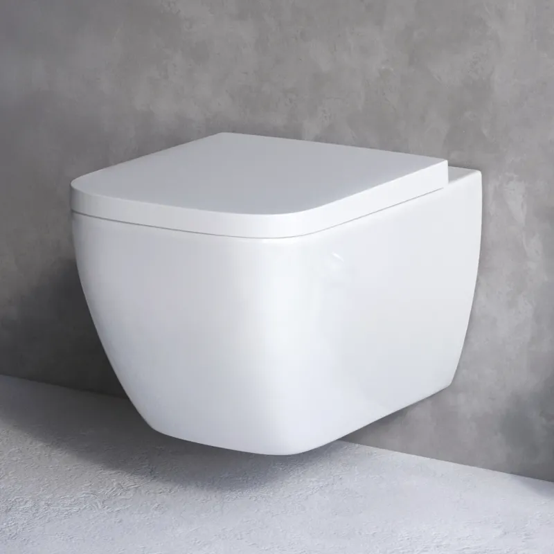 Wand-WC Gem FlashClean spülrandlos mit WC-Sitz – CGA1700SC