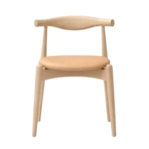 CH20 Elbow Chair in Buche Lack/Sif 90 von Hans J. Wegner
