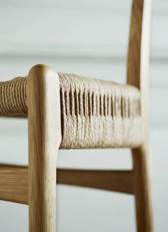 CH23 Esszimmerstuhl, Eiche Öl von Hans J. Wegner – Bild 4