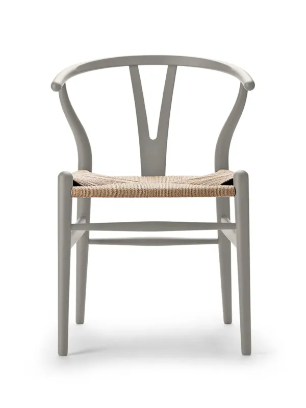 Wishbone Chair CH24 Soft Silver Grey von Hans J. Wegner