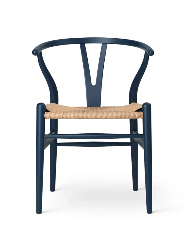Wishbone Chair CH24 Soft Blue von Hans J. Wegner