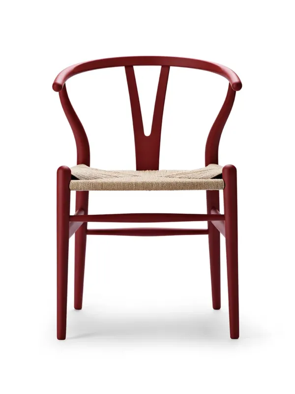 Wishbone Chair CH24 Soft Red Brown von Hans J. Wegner