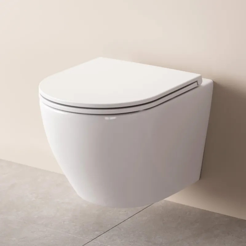 Wand-WC Like AquaSpin spülrandlos mit WC-Sitz – CLA1900PSC