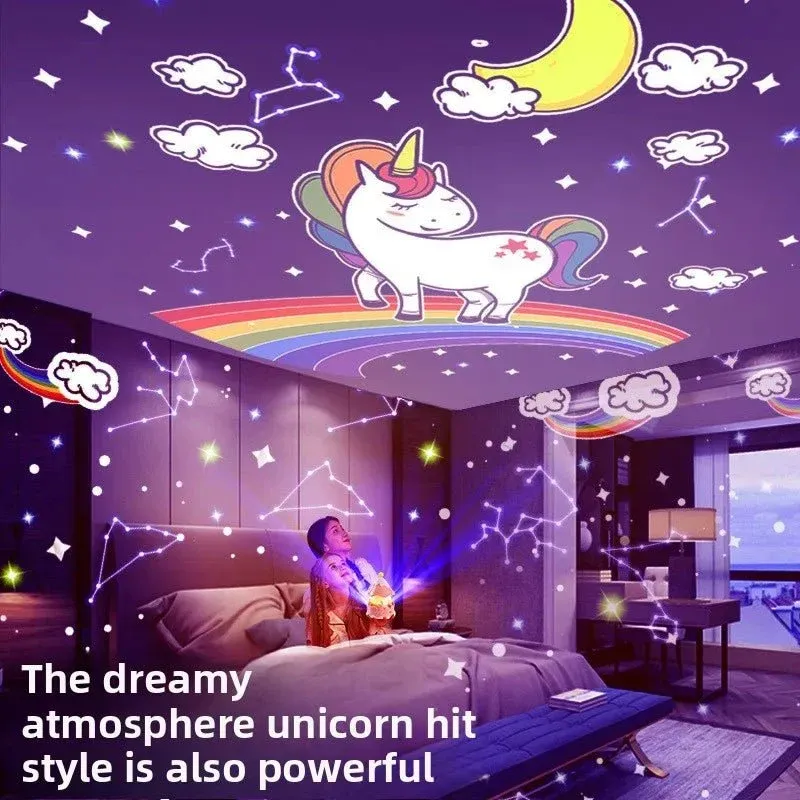 Princess Castle Night Light Musical Star Projector with Rotating Base - Product detail 4