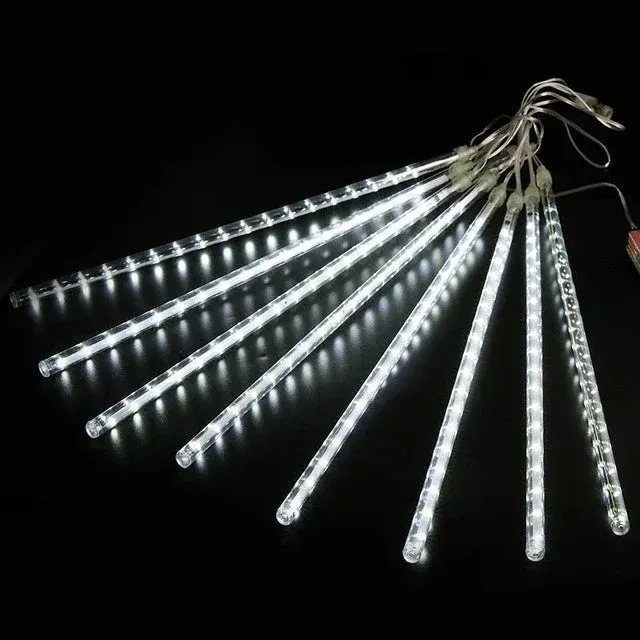 LED Meteor Shower Lights Falling Rain Drop Christmas Decoration - Product showcase