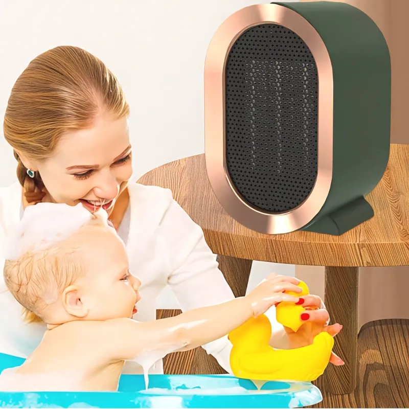 Portable Ceramic Space Heater Compact Desktop Electric Heater - Detailed view