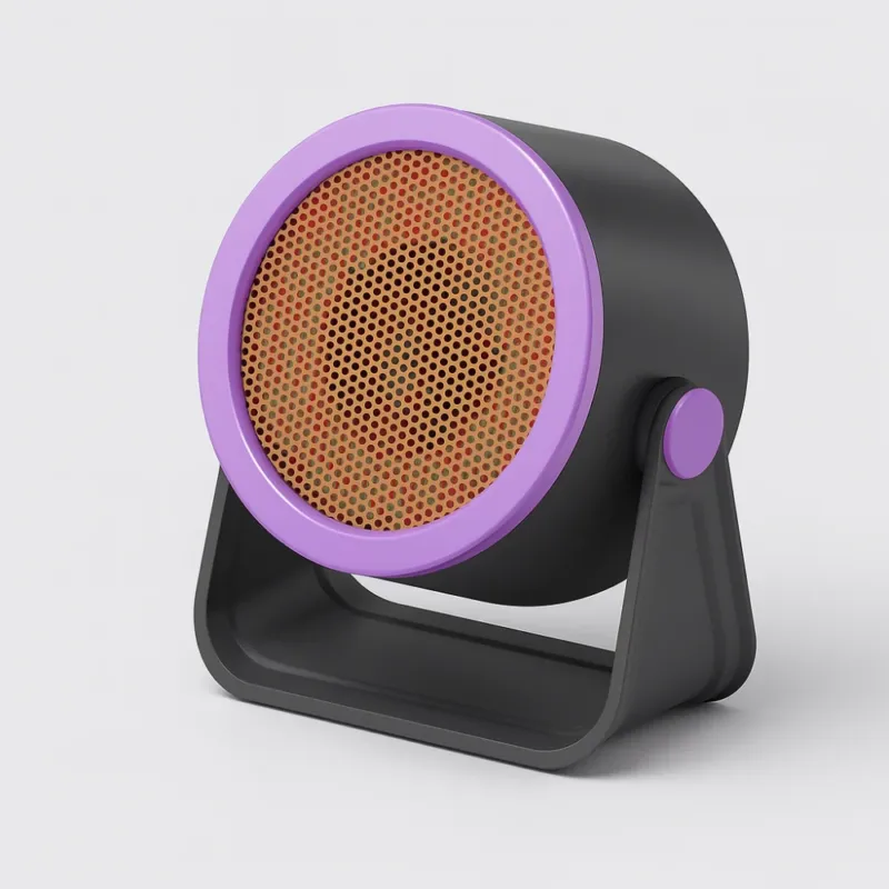 Portable Electric Space Heater Compact Ceramic Fan Design - Product showcase