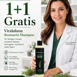 Rosmarin Shampoo mit Keratin für kräftiges & volles Haar – 2 Stück