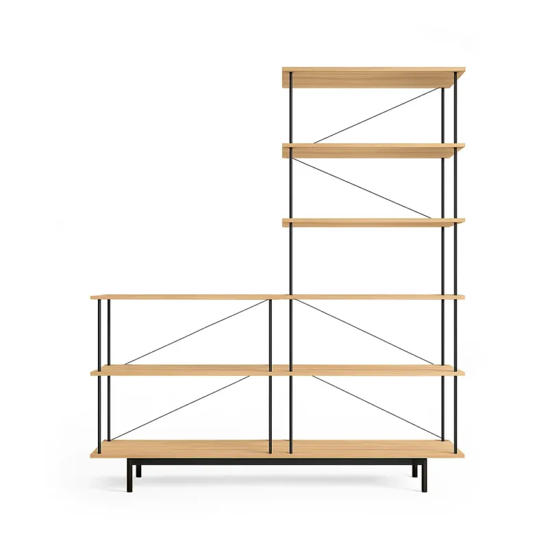 Seiton Regal 3-3 R in lackierter Eiche von Stellar Works