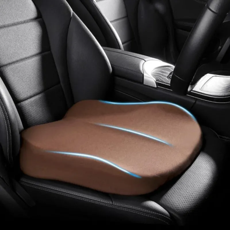 Memory Foam Car Seat Cushion Ergonomic Support with Non-Slip Base - Product detail 4