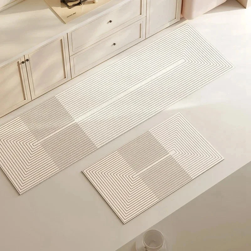 Kitchen Mat Set Non-Slip Striped Anti-Fatigue Comfort - Detailed view