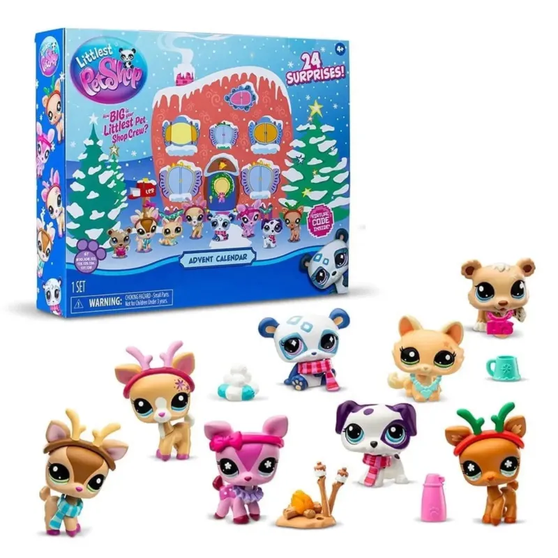 Pet Shop Advent Calendar 24 Collectible Animal Figurines - Product showcase