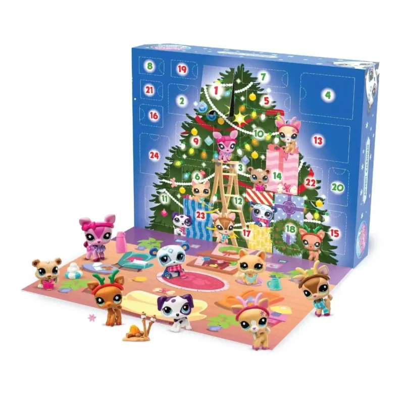 Pet Shop Advent Calendar 24 Collectible Animal Figures - Product example