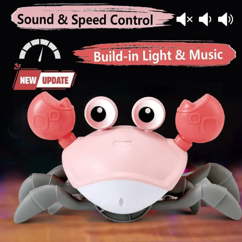 Interactive Crawling Crab Toy Musical Baby Development Toy with LED Lights - Product detail 4