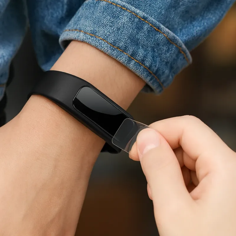 Smartwatch Screen Protector Clear TPU Film for Fitness Trackers - Detailed view