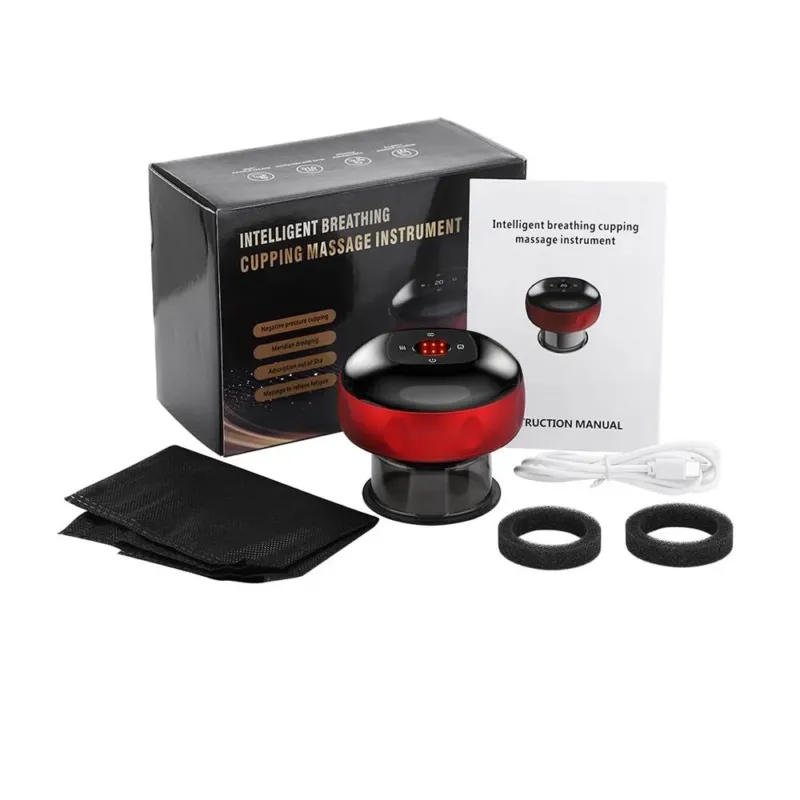 Smart Cupping Massage Device Digital Control With Heat Therapy - Product showcase