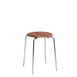 Dot Hocker, Walnussfurnier von Arne Jacobsen
