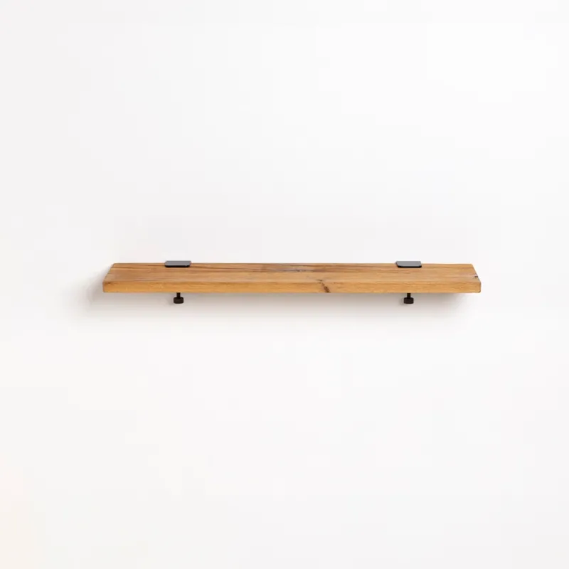 Etagère murale BRACKET - bois ancien recyclé - 60 à 150cm