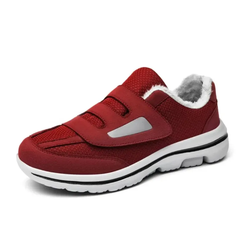 Womens Orthopedic Winter Shoes Soft Fleece Lined Velcro Closure - Product example